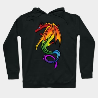 Rainbow LGBT Pride Dragon Hoodie